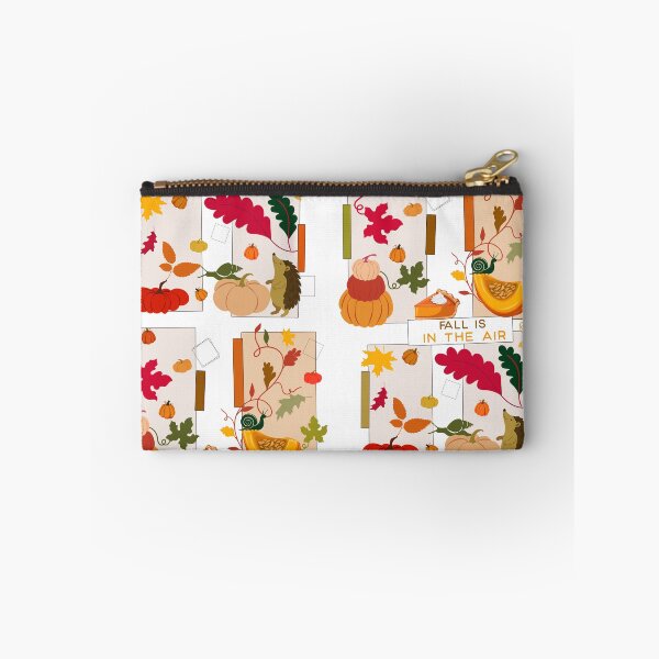 Item preview, Autumn Is Here Pumpkin Garden Wildlife Pattern designed and sold by Vibria Pattern Studio.