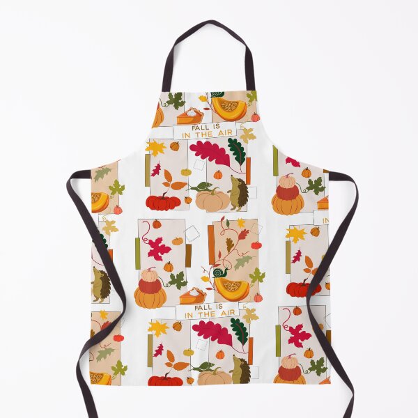 Item preview, Autumn Is Here Pumpkin Garden Wildlife Pattern designed and sold by Vibria Pattern Studio.