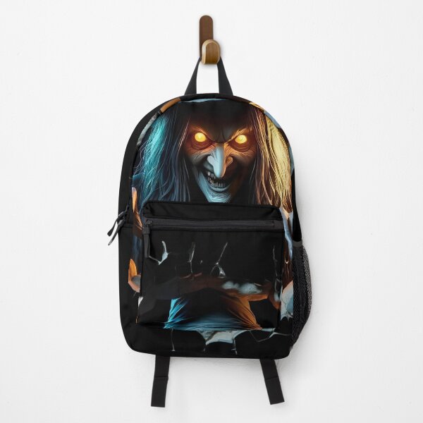 Item preview, Halloween Witch Breaking Through Wall – Creepy Scary Witch Horror Halloween Design designed and sold by Kruti Collection.