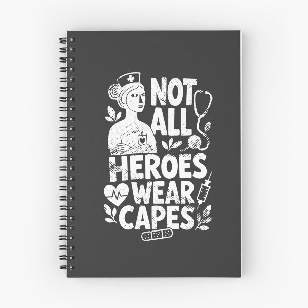 Item preview, Not All Heroes Wear Capes – Nurse Appreciation Shirt Design White Version designed and sold by KiwyStudio.