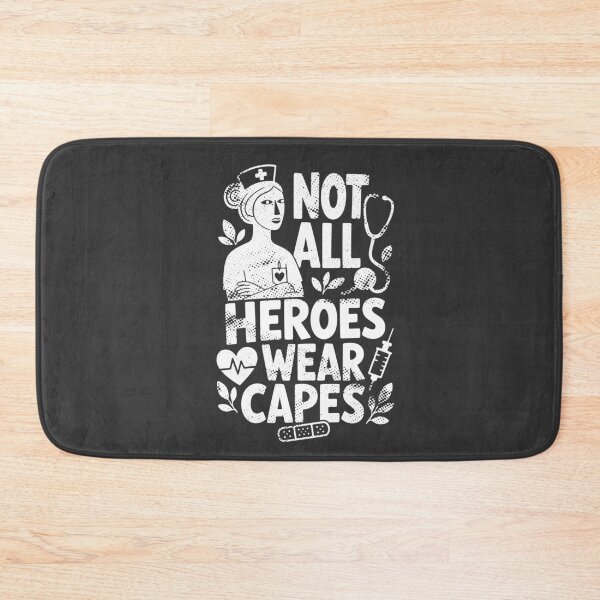 Item preview, Not All Heroes Wear Capes – Nurse Appreciation Shirt Design White Version designed and sold by KiwyStudio.