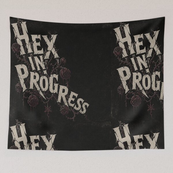 Item preview, HEX IN PROGRESS - Halloween Graphic  designed and sold by DuliDoodles.