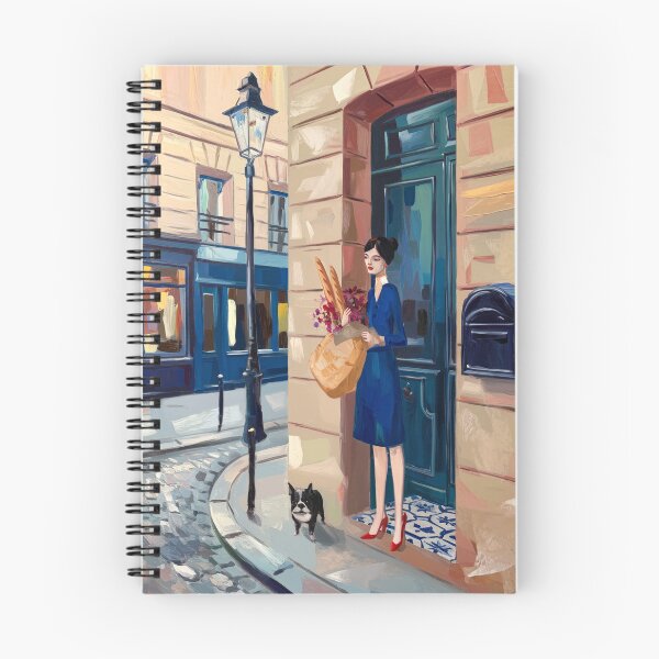 Item preview, Fresh Bread and Flowers, Impressionist Parisian Street designed and sold by CARRAANN.