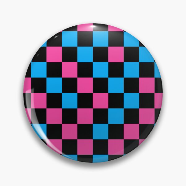 Item preview, Blue Pink and Black Checkered Design   designed and sold by PatternTitan.