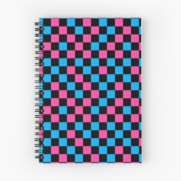 Item preview, Blue Pink and Black Checkered Design   designed and sold by PatternTitan.