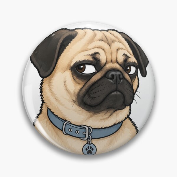 Item preview, My Dog Is Friendly Im The One Who Bites Pug designed and sold by SayMaria.