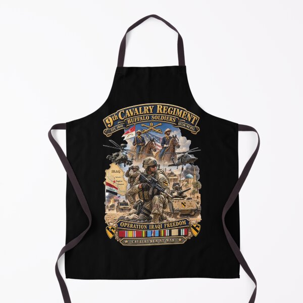 Item preview, Army - Todays Buffalo Soldiers in Iraq - OIF - Cavalrymen at War w IRAQ SVC - 3D - Enhanced designed and sold by Military Insignia Products.