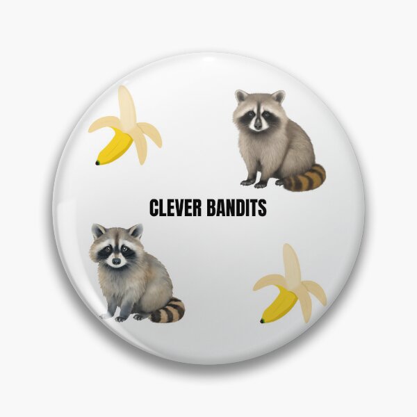 Item preview, Raccoon and Banana – Fun Combo designed and sold by DidiDesignShop.