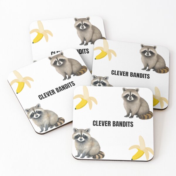 Item preview, Raccoon and Banana – Fun Combo designed and sold by DidiDesignShop.