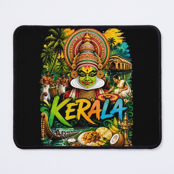 Item preview, Kerala City Vibes | God’s Own Country Travel Aesthetic | Vintage India Souvenir |kathakali ver 4 designed and sold by mndesignworx.