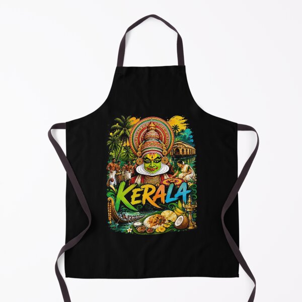 Item preview, Kerala City Vibes | God’s Own Country Travel Aesthetic | Vintage India Souvenir |kathakali ver 4 designed and sold by mndesignworx.