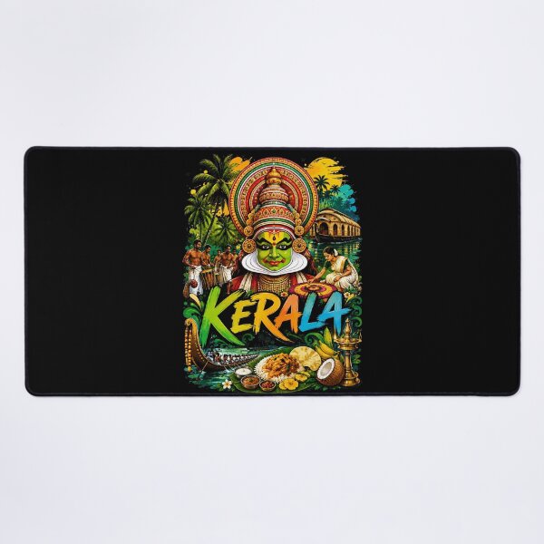 Item preview, Kerala City Vibes | God’s Own Country Travel Aesthetic | Vintage India Souvenir |kathakali ver 4 designed and sold by mndesignworx.