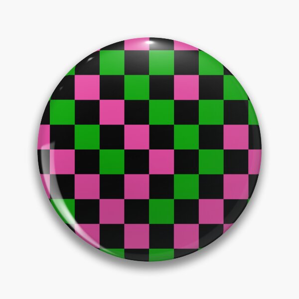 Item preview, Pink Green and Black Checkered Design   designed and sold by PatternTitan.
