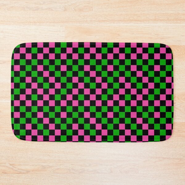 Item preview, Pink Green and Black Checkered Design   designed and sold by PatternTitan.