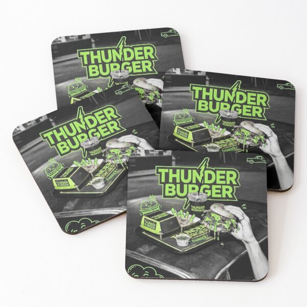 Item preview, Thunder‑Snack Attack: The Burger That Went Full Shock‑n‑Roll designed and sold by Print Fiction.