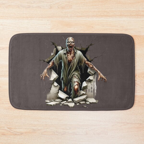 Item preview, Zombie Breaking Through Wall Halloween Horror T-Shirt designed and sold by Kruti Collection.