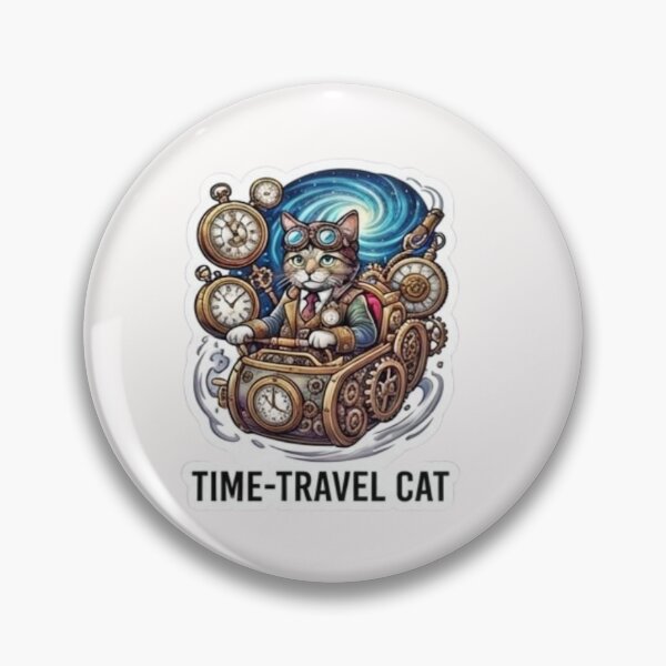 Item preview, Time Travel Cat Steampunk Time Machine designed and sold by FABIOLA1970.