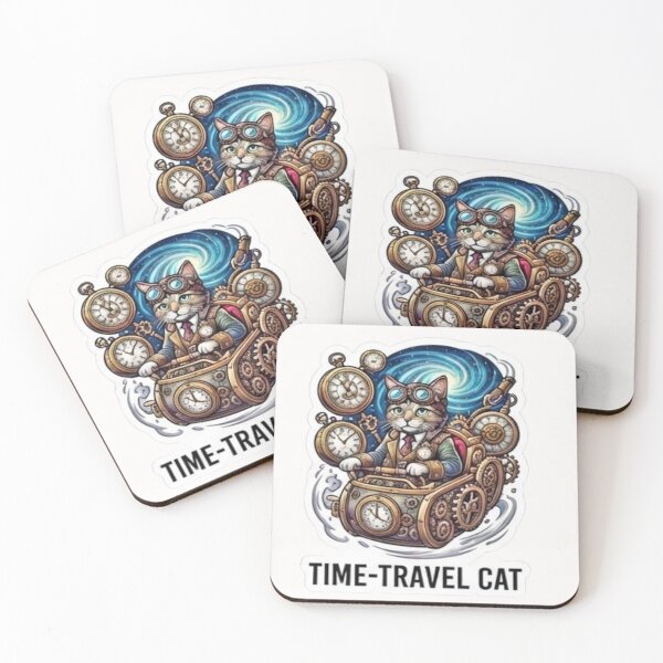 Item preview, Time Travel Cat Steampunk Time Machine designed and sold by FABIOLA1970.