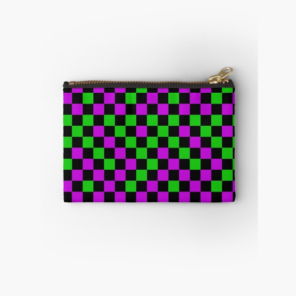Item preview, Purple Green and Black Checkered Design   designed and sold by PatternTitan.