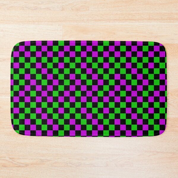 Item preview, Purple Green and Black Checkered Design   designed and sold by PatternTitan.