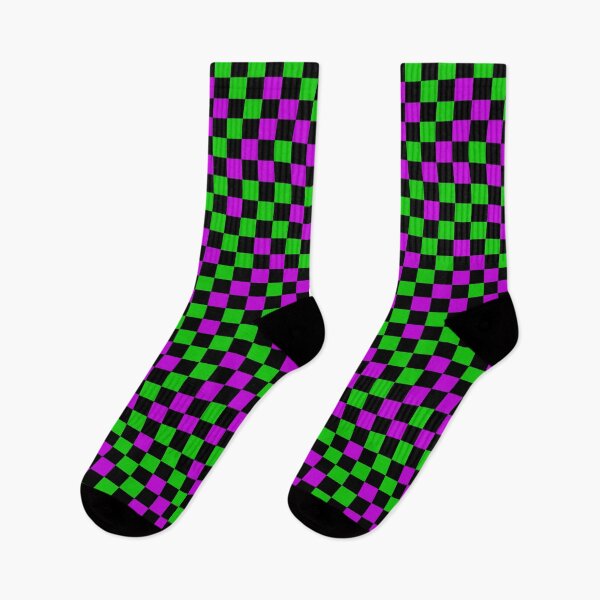 Item preview, Purple Green and Black Checkered Design   designed and sold by PatternTitan.