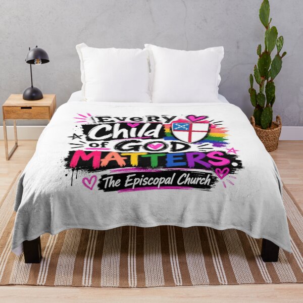 Item preview, Every Child of God Matters – LGBTQ+ Episcopal Church™ designed and sold by Canterbury Episcopal Campus Ministry at Texas Tech University .