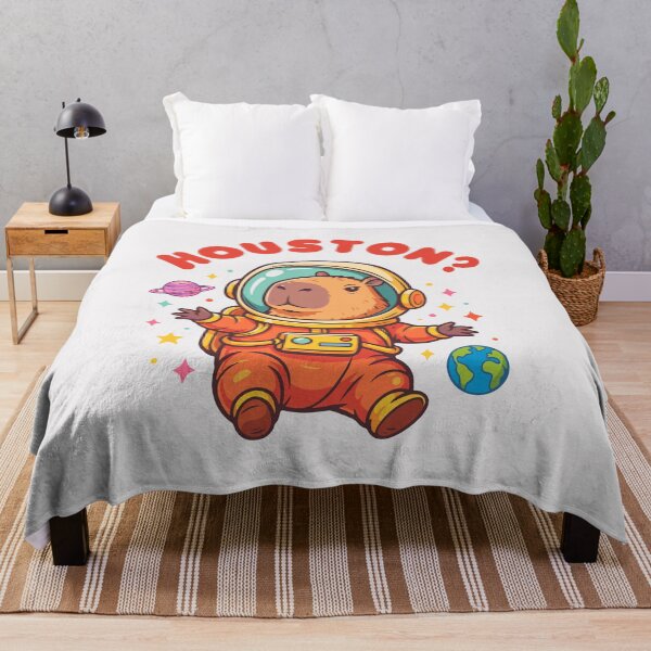 Item preview, Houston, We Have a Capybara – Funny Space Capybara designed and sold by paulo silveira.