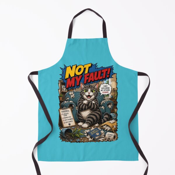 Item preview, Not My Fault – Funny Cat Blame Game designed and sold by Mac Sketches.