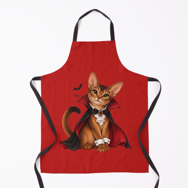 Item preview, Decor Cute Abyssinian Cat Vampire Dracula designed and sold by NoExcusesTraveller .