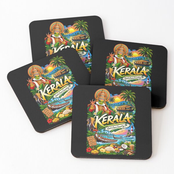 Item preview,  Kerala City Vibes | God’s Own Country Travel Aesthetic | Vintage India Souvenir |kathakali ver 5 designed and sold by mndesignworx.