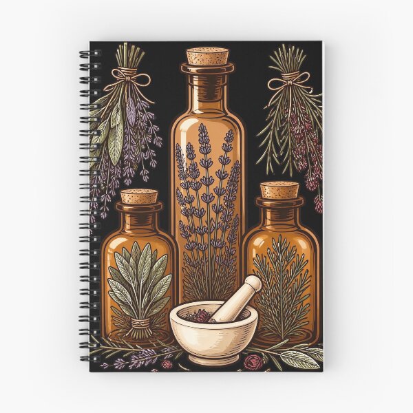 Item preview, Vintage Kitchen Witch Apothecary Bottles Design designed and sold by Fun2Fentastic.
