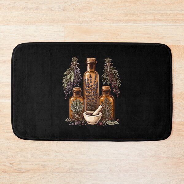 Item preview, Vintage Kitchen Witch Apothecary Bottles Design designed and sold by Fun2Fentastic.