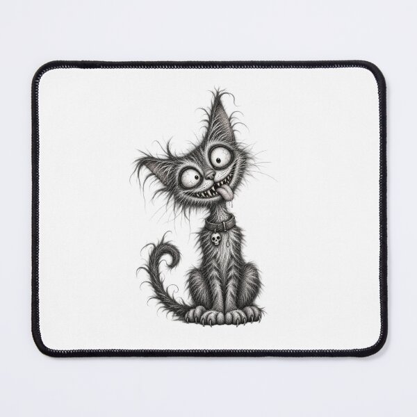 Item preview, Freaky Cat – Creepy Funny Horror Cat designed and sold by UnglaublichGut.