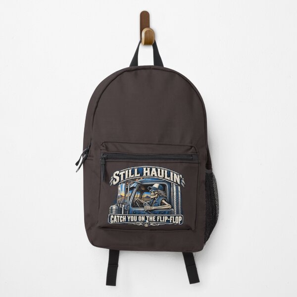 Item preview, Still Haulin' - Arte de camionero esqueleto - Nos vemos en el flip-flop designed and sold by NomadForge.