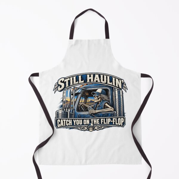 Item preview, Still Haulin' - Skeleton Trucker Art - Catch You On The Flip-Flop designed and sold by NomadForge.