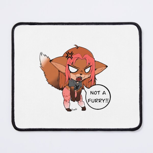 Item preview, Not a furry!! designed and sold by stickers by grem.