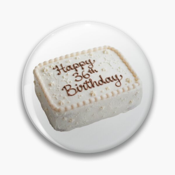 Item preview, Happy 36th birthday 36 cute adorable cake party vanilla white kawaii designed and sold by CheeseBlueprint.