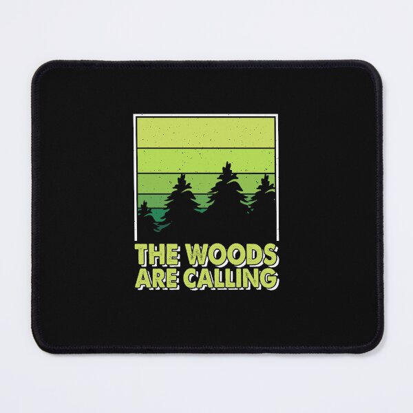 Item preview, The Woods are Calling, Wilderness hiking t-shirt designed and sold by MalwasBasket.