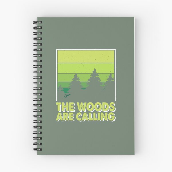 Item preview, The Woods are Calling, Wilderness hiking t-shirt  designed and sold by MalwasBasket.
