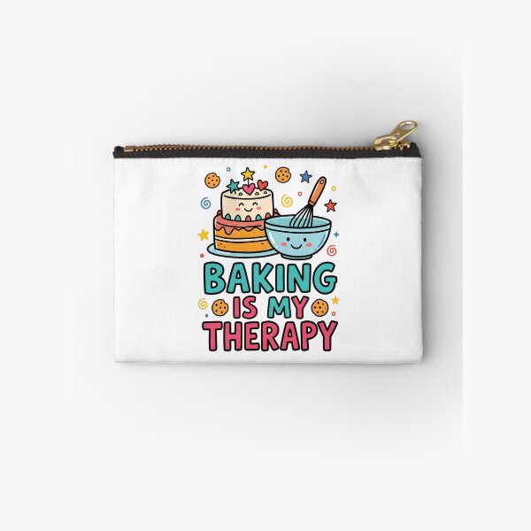 Item preview, Baking Is My Therapy Cute Kawaii Cake designed and sold by Mr Lee.