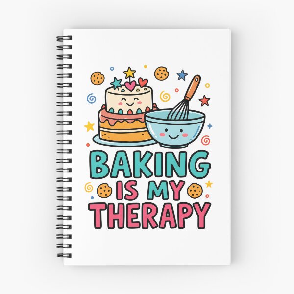 Item preview, Baking Is My Therapy Cute Kawaii Cake designed and sold by Mr Lee.