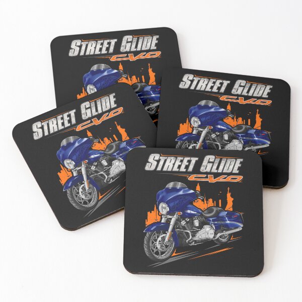 Item preview, Motorcycle Street Glide CVO FLHXSE 2010 Candy Concord & Pale Gold Leaf Graphics for Motorcycle Riders designed and sold by MotoApparelHub.