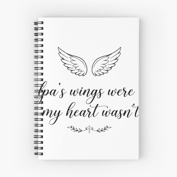 Item preview, Grandpas Wings Were Ready My Heart Wasnt Memorial Shirt designed and sold by serip3002.