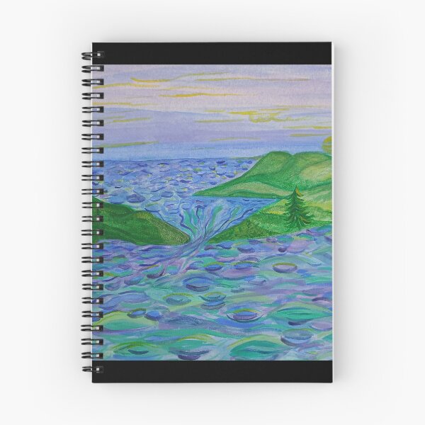 Item preview, Serene Coastal Sunrise Watercolor Landscape designed and sold by PEACELOVERSART.
