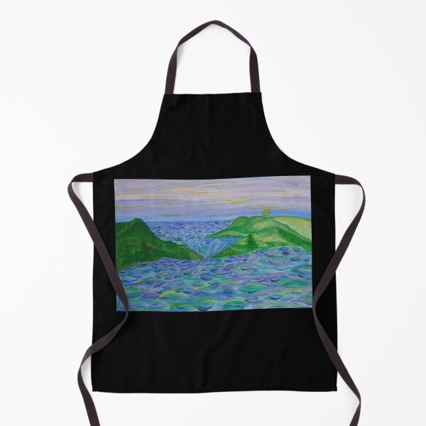 Item preview, Serene Coastal Sunrise Watercolor Landscape designed and sold by PEACELOVERSART.