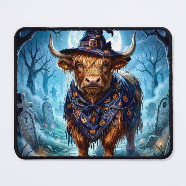 Item preview, Spooky Highland Cow designed and sold by widdy170.
