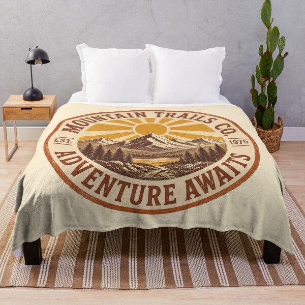 Item preview, Adventure Awaits Badge illustration designed and sold by DuliDoodles.