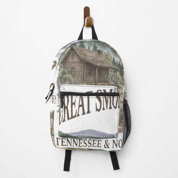 Item preview, Vintage Great Smoky Mountains National Park T-Shirt Design – Retro Mountain Cabin, Black Bear, and Wildflower Graphic designed and sold by CreativeNest Prints.