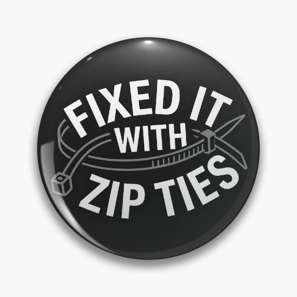 Item preview, Fixed It With Zip Ties Funny Mechanic Drift Repair designed and sold by carvect-id.