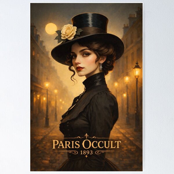 Item preview, Paris Occult 1893 – Victorian Occult Lady of Paris designed and sold by Beaurozier.